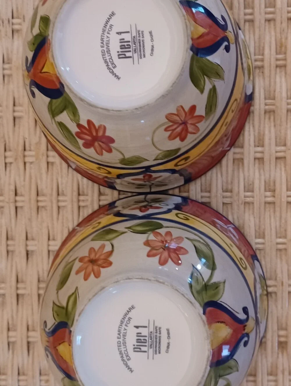 Set Of 2 Pier 1 Vallarta All Purpose Cereal Bowl